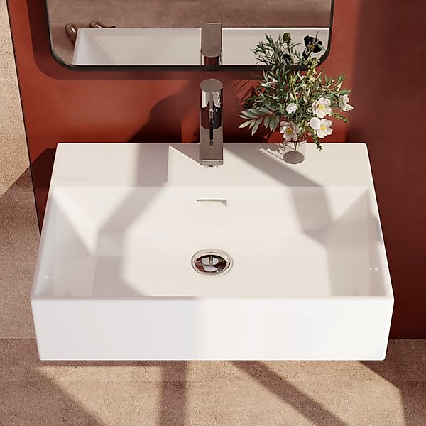 EMKE Waschbecken Aufsatzwaschbecken Handwaschbecken Wandmontage Waschtisch günstig online kaufen