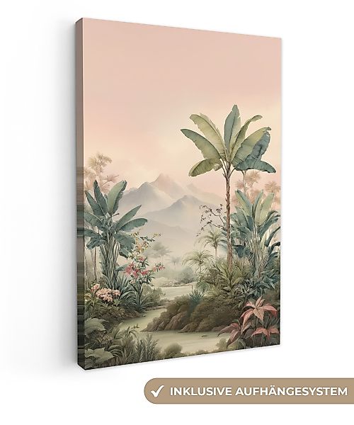 OneMillionCanvasses® Leinwandbild Tropische Landschaft - Palmen günstig online kaufen
