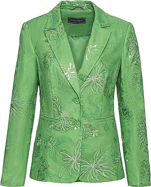 White Label Jackenblazer Blazer mit floralem Allover-Stick günstig online kaufen