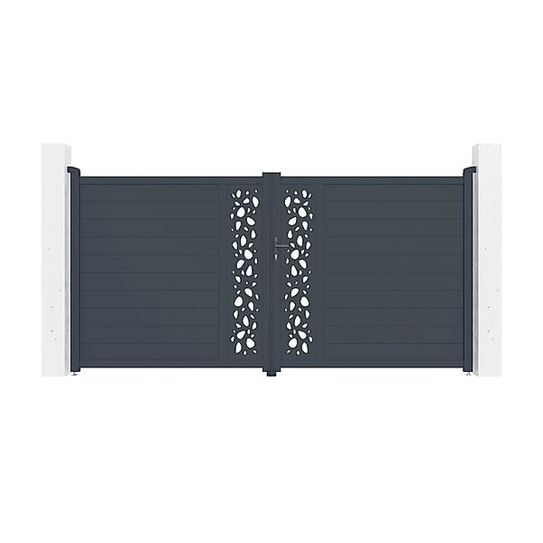 Casanoov Flügeltor Elektrisch Sunny 350x180cm & Drehtorantrieb Bunker B500 günstig online kaufen