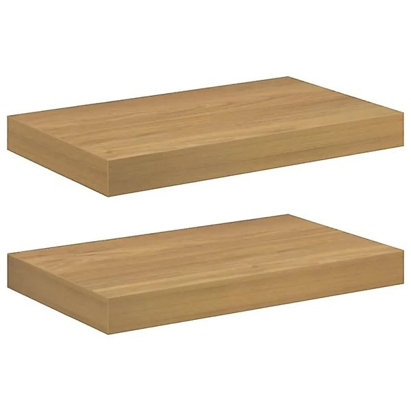 vidaXL Wandregal 2 Stk Braun 40 x 23,5 x 4 cm Holzwerkstoff 42019942 günstig online kaufen