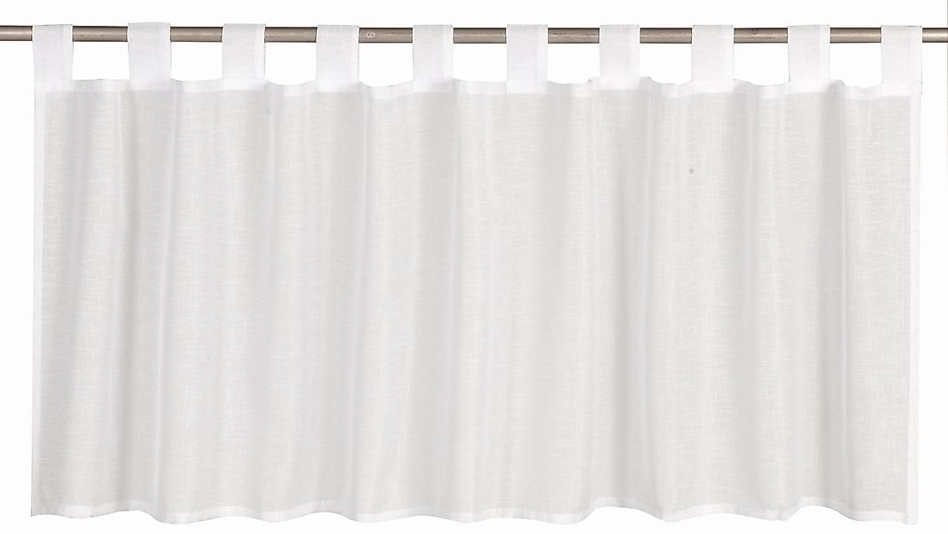 ELBERSDRUCKE Scheibengardine Bistrogardine Effecto weiß 48x140 günstig online kaufen