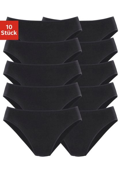 petite fleur Bikinislip 10er-Pack, aus elastischer Baumwolle günstig online kaufen