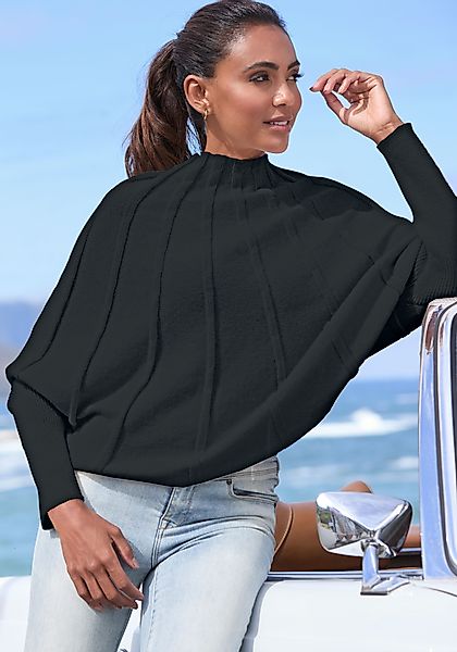 LASCANA Strickpullover mit Fledermausärmeln, modischer Damenpullover günstig online kaufen