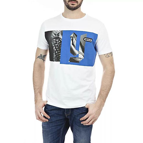 Replay M3159.000.2660 Kurzärmeliges T-shirt XL White günstig online kaufen