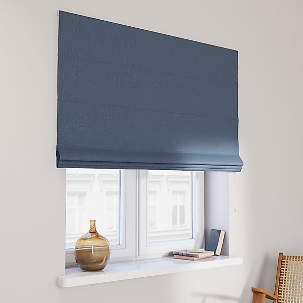 Dekoria Raffrollo Capri, dunkelblau, 50 x 60 cm günstig online kaufen