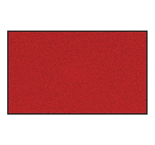 vidaXL Fußmatte Fußmatte Rot und Schwarz 90 x 150 cm Polypropylen und Vinyl günstig online kaufen