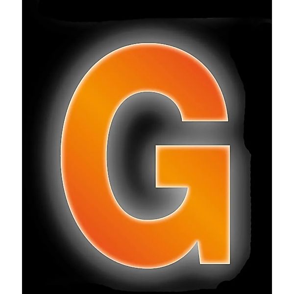 Conacord Klebebuchstabe G Reflektierend 8 cm Orange günstig online kaufen