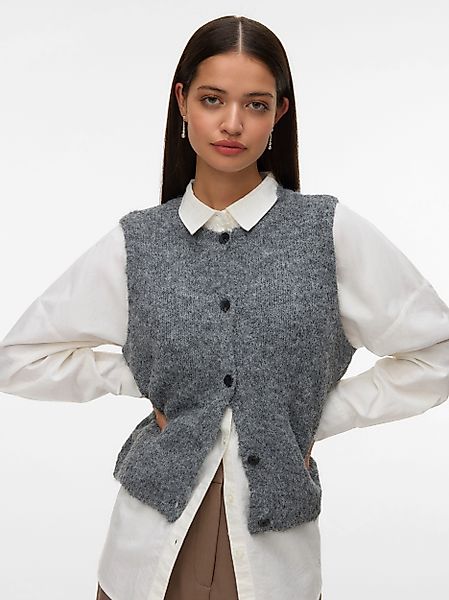 Vero Moda Strickweste VMNOVAH SL O-NECK günstig online kaufen