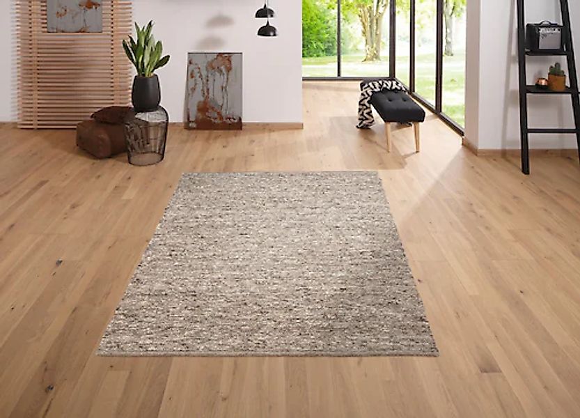 OTTO home Wollteppich »David« rechteckig 16 mm Höhe reine Wolle, handgewebt günstig online kaufen