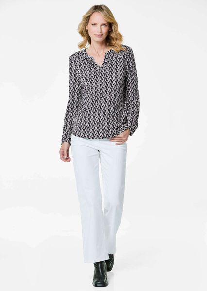 GOLDNER Kurzarmbluse Kurzgröße: Elegantes Blusenshirt mit günstig online kaufen