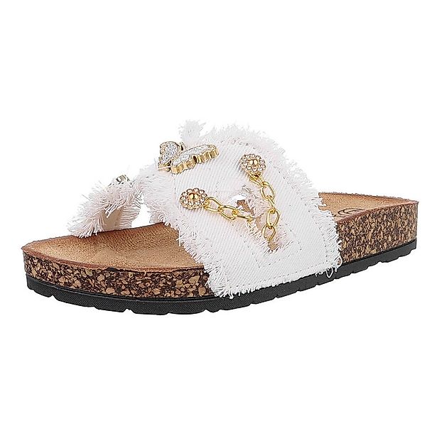 Ital-Design Stylische Sandalen mit Komfort und Eleganz Pantolette (89322690 günstig online kaufen