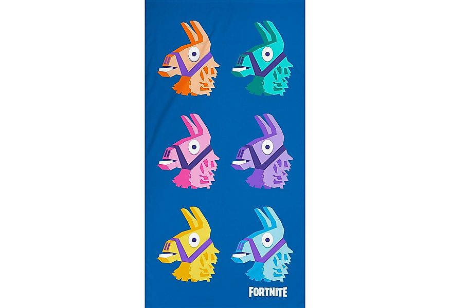 BERONAGE Strandtücher Fortnite Badetuch Lama 75x150 cm, 100% Baumwolle (1-S günstig online kaufen