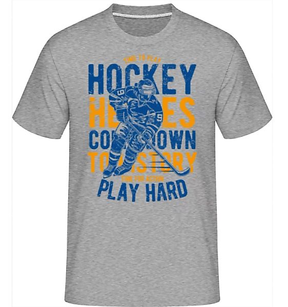 Time To Play Hockey · Shirtinator Männer T-Shirt günstig online kaufen
