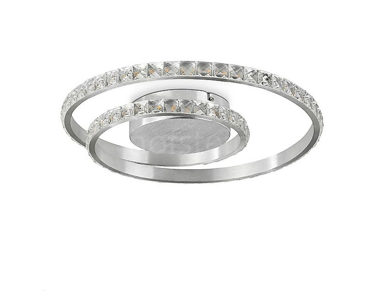 hofstein Deckenleuchte »Paladon« geschwungene Deckenlampe, Metall/Kunststof günstig online kaufen