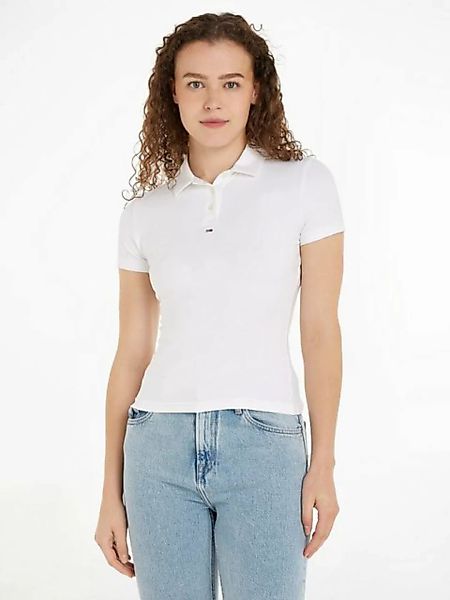 Tommy Jeans Poloshirt TJW BBY ESSENTIAL SS POLO mit dezentem Kontrastband a günstig online kaufen