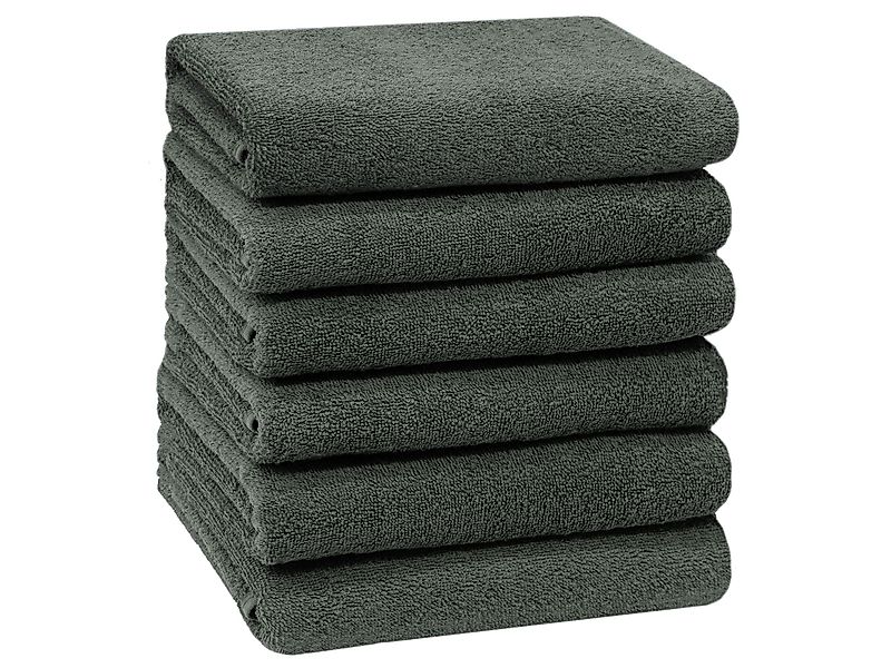 ZOLLNER Handtücher, Walkfrottier (6-St), 50 x 100 cm, 100% Baumwolle, vom H günstig online kaufen