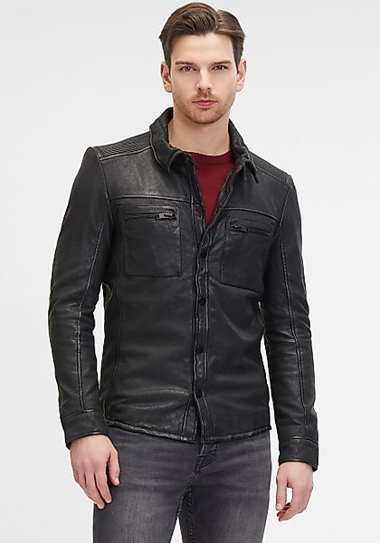 Mauritius Lederjacke G2MImon SF mit Druckerleiste, günstig online kaufen