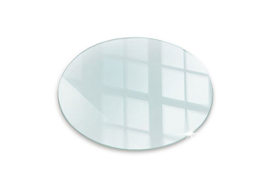 Tulup Bodenschutzplatte Runde Glasplatte für den Kaminofen, Kamin Dekoratio günstig online kaufen