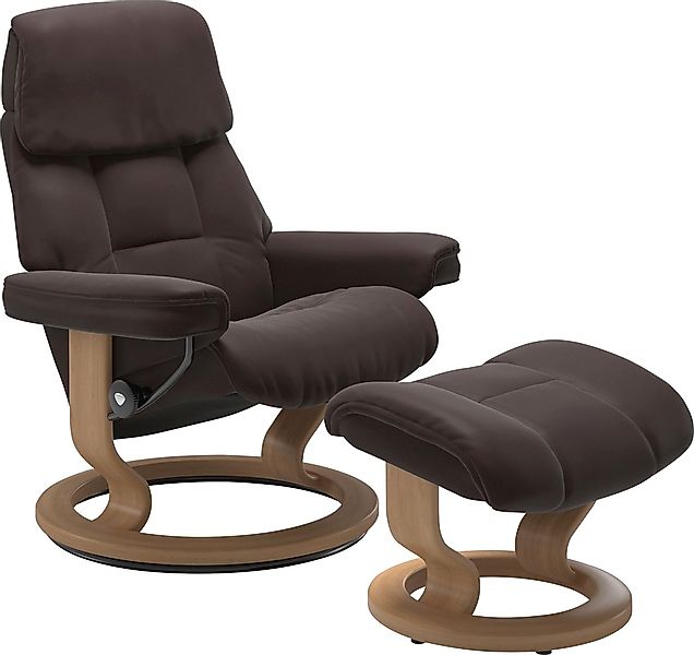 Stressless Relaxsessel "Ruby" Set, Relaxsessel mit Hocker, mit Classic Base günstig online kaufen