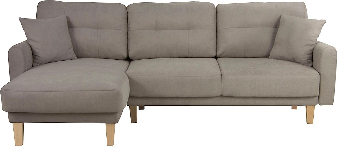 Home affaire Ecksofa "TRIPLO optionale Schlafsofa mit Bettkasten, Maße B/T/ günstig online kaufen