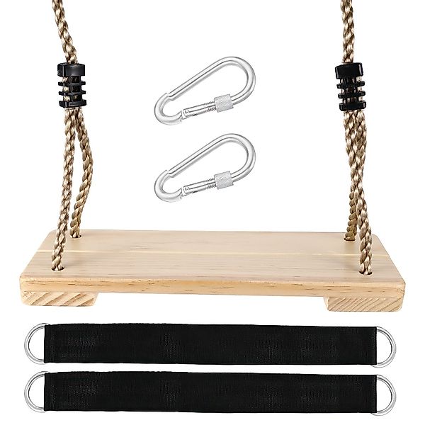 BlingBin Schaukelsitz Holz Outdoor, Brettschaukel, Holzschaukel, günstig online kaufen