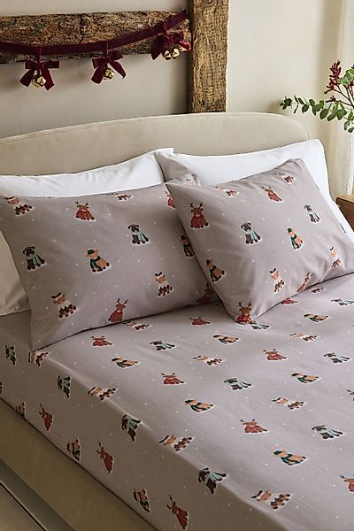 Next Spannbettlaken Weihnachtsset mit Spannbettlaken und günstig online kaufen