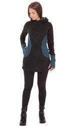 PUREWONDER Kapuzenpullover Fleece Kleid und Pullover günstig online kaufen