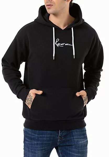 RedBridge Hoodie Herren Kapuzenpullover Schwarz XXL Bestickung günstig online kaufen