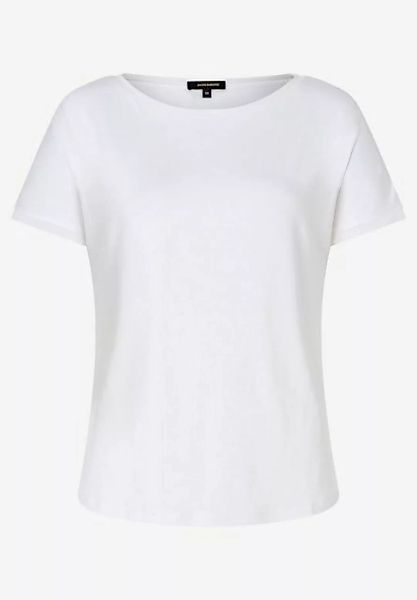 T-Shirt mit Chiffonkante, weiß, Frühjahrs-Kollektion günstig online kaufen