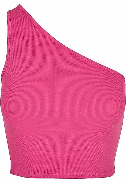 URBAN CLASSICS Muskelshirt "Urban Classics Damen Ladies Cropped Asymmetric günstig online kaufen