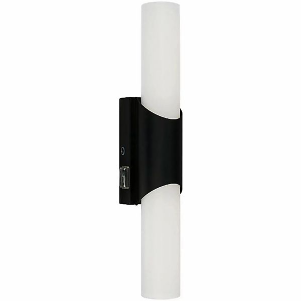 Brilo LED-Wandleuchte Klak Schwarz 6,5 W günstig online kaufen
