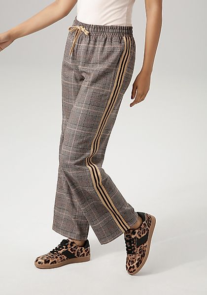 Aniston CASUAL Schlupfhose mit gestreiftem Tape günstig online kaufen