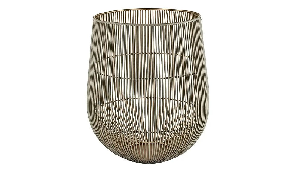 Windlicht   ¦ gold ¦ Metall ¦ Maße (cm): H: 31  Ø: 25 Accessoires > Kerzen günstig online kaufen
