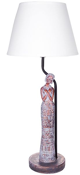 BRUBAKER Nachttischlampe Tischleuchte Afrikanische Frau in günstig online kaufen
