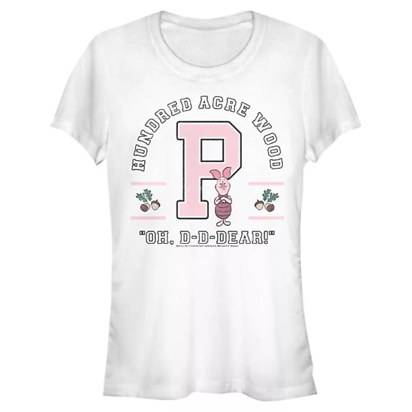 Disney Classics - Winnie Puuh - Piglet Collegiate - Frauen T-Shirt günstig online kaufen