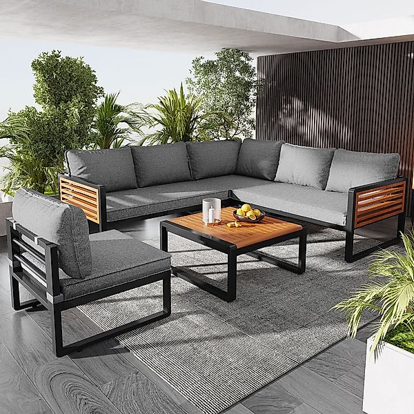 Celya Gartenlounge-Set Gartenmöbel-Set für 5-6 Personen günstig online kaufen