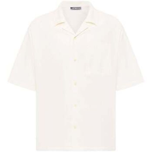 Dandalo  Hemdbluse Luc Oversize Lapel Collar Breast Pocket Short Sleeve Shi günstig online kaufen
