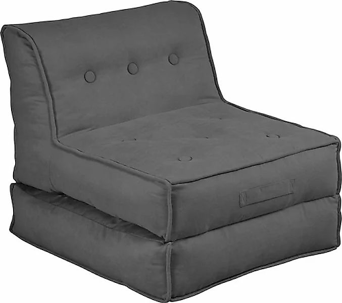 INOSIGN Sessel »Pia«, Loungesessel in 2 Größen, mit Schlaffunktion und Pouf günstig online kaufen