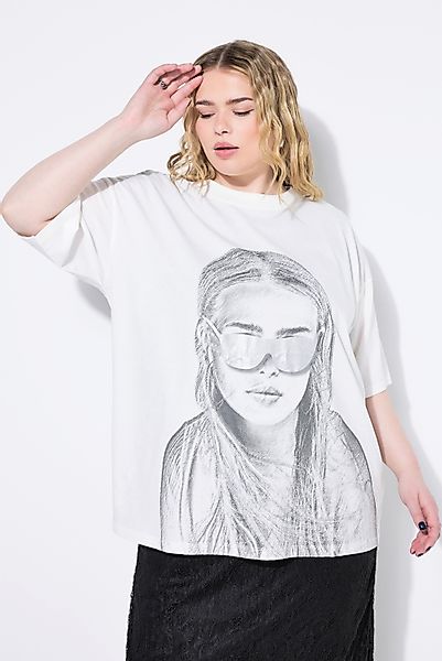 Studio Untold T-Shirt T-Shirt oversized Frauenkopf günstig online kaufen