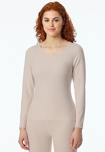 Schiesser Langarmshirt Invisible Soft Warming mit offen geschnittenen Kante günstig online kaufen