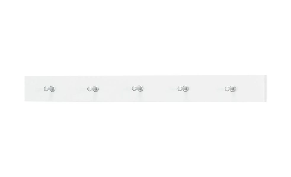 Garderobenleiste  Ambato - weiß - 80 cm - 8 cm - 6,3 cm - Sconto günstig online kaufen
