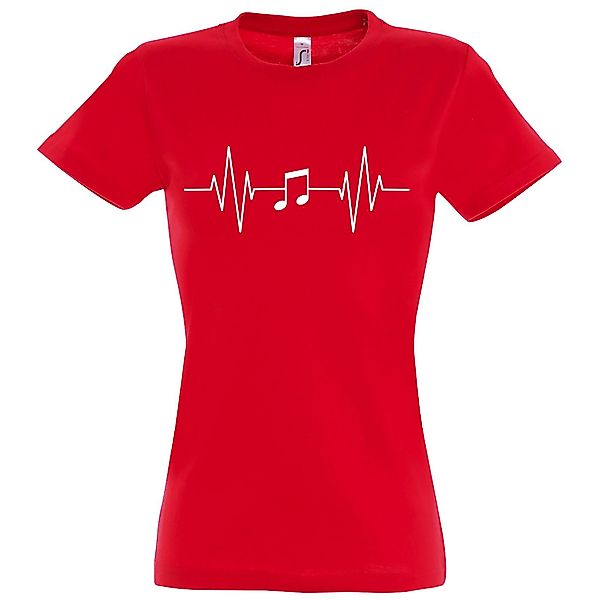Youth Designz T-Shirt Heartbeat Musik Note günstig online kaufen