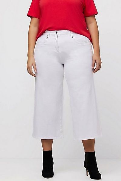 Ulla Popken Regular-fit-Jeans Jeans-Culotte wadenlang weites Bein Marleneho günstig online kaufen