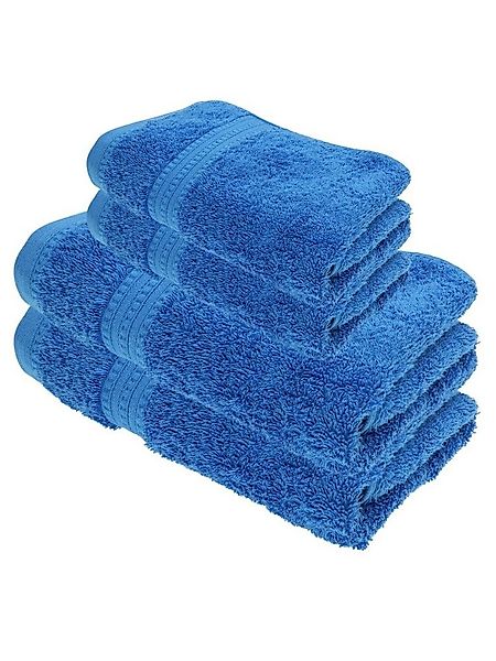 Julie Julsen Handtücher 4-Handtücher-Royalblau, Bio-Baumwolle (4-St) günstig online kaufen