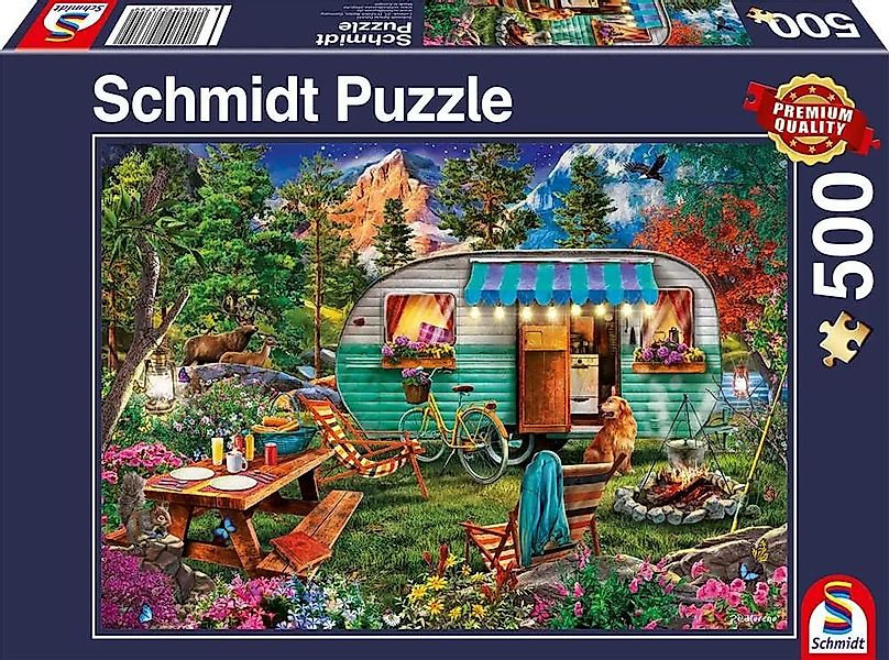 Schmidt Spiele Puzzle Camper-Romantik, 500 Puzzleteile günstig online kaufen