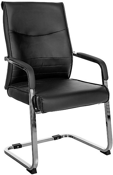 TPFLiving Besucherstuhl Haarlem (Freischwinger mit Polsterung und ergonomis günstig online kaufen