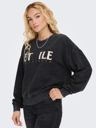 ONLY Sweatshirt ONLPENELOPE L/S BEADS O-NECK günstig online kaufen