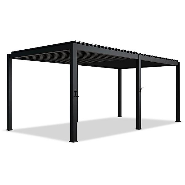 Juskys Pergola Lamellendach Tahiti 3 x 5,9 m Anthrazit günstig online kaufen