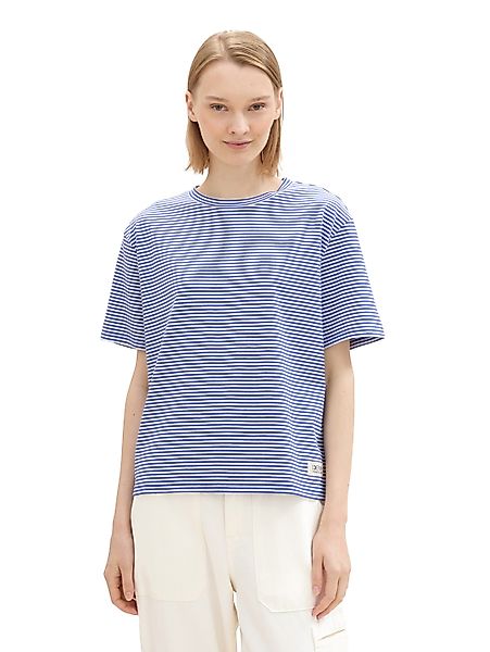 TOM TAILOR Denim T-Shirt Boxy aus günstig online kaufen